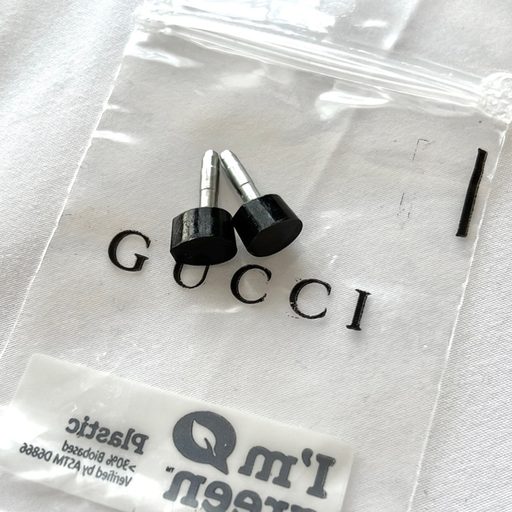 Gucci Black Heel Tap replacement new authentic